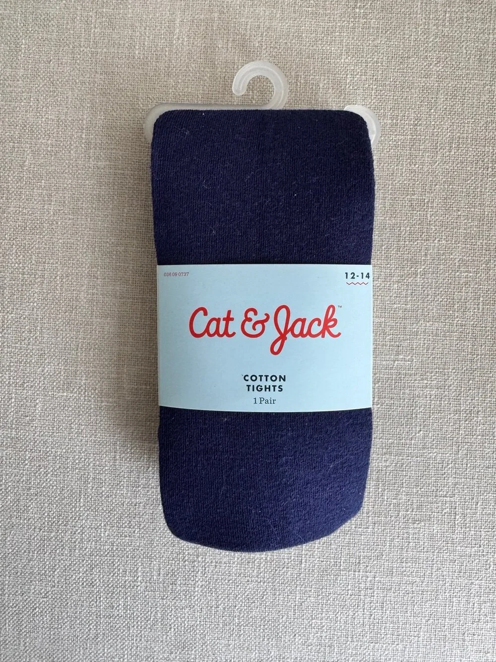 Cat & Jack girls cotton tights - 12/14